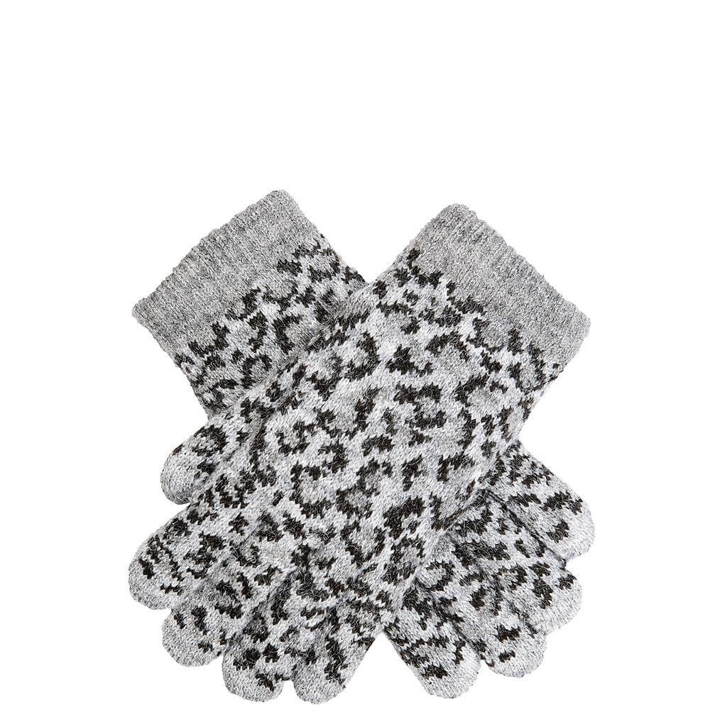 Dents Ladies Animal Print Knitted Gloves